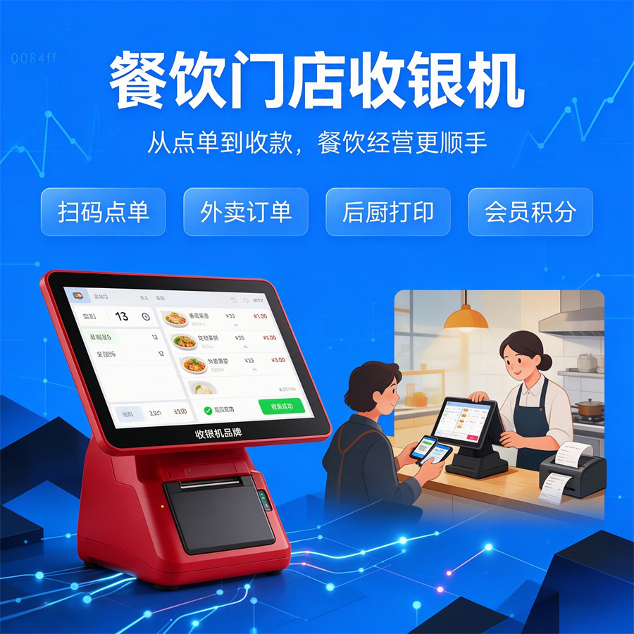 收银机怎么选?餐饮和零售门店的区别-第1张图片-南京收银机 收银机怎么选?餐饮和零售门店的区别-第1张图片-南京收银机