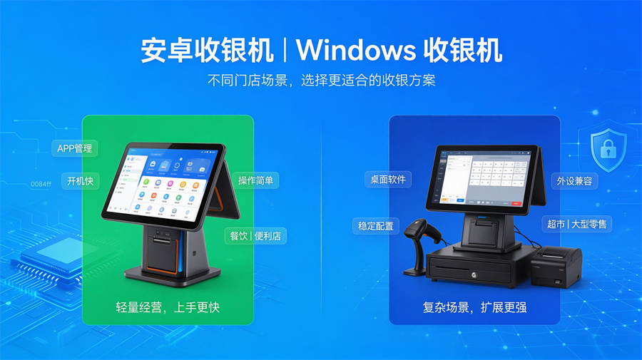 安卓收银机和Windows收银机有什么区别?-第1张图片-南京收银机 安卓收银机和Windows收银机有什么区别?-第1张图片-南京收银机