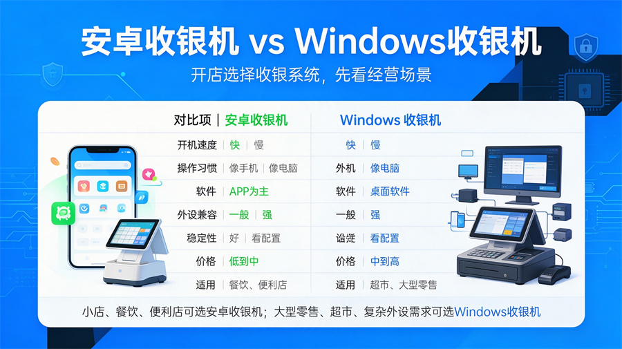 安卓收银机和Windows收银机有什么区别?-第2张图片-南京收银机 安卓收银机和Windows收银机有什么区别?-第2张图片-南京收银机